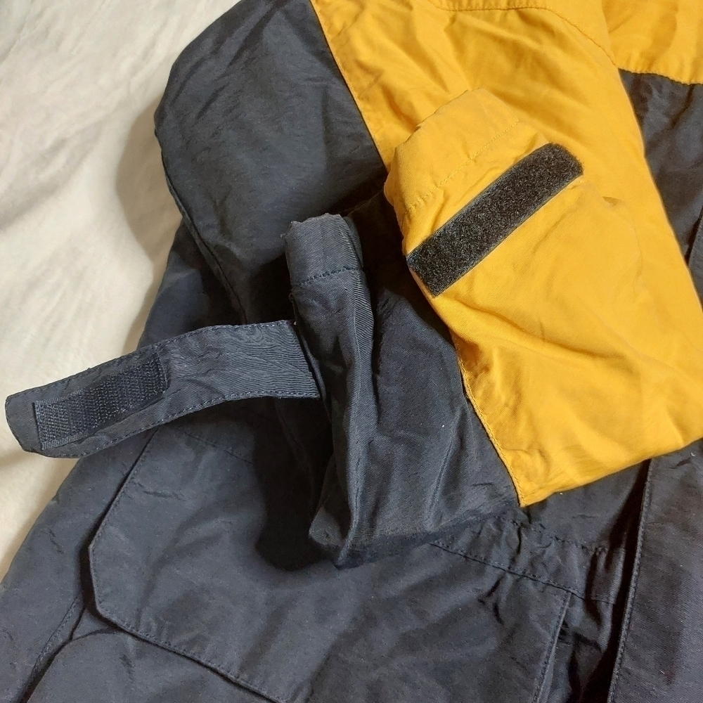 NAUTICA MARINE DENIM CO. MENS BLUE AND YELLOW WINTER COAT SIZE LARGE - Picture 14 of 16